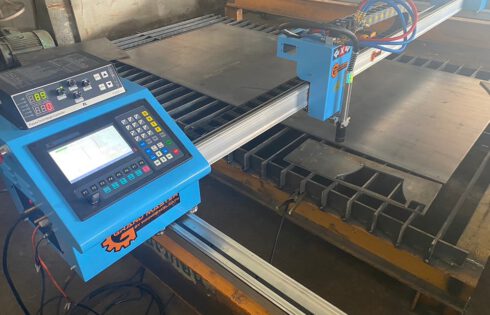 เครื่องตัดCNC ระบบแกีส และพลาสม่า แบบรางคู่ รุ่นเล็ก MNS23